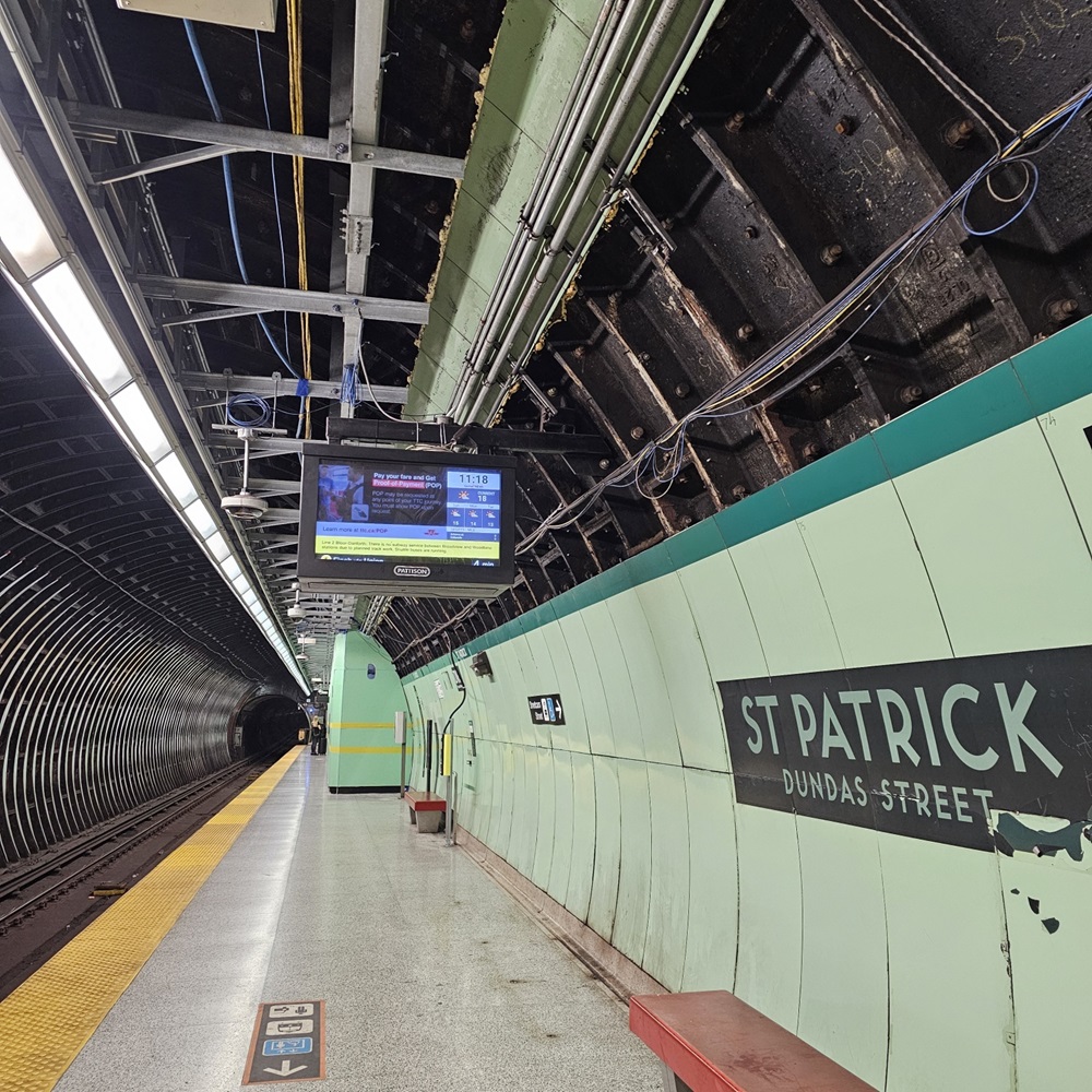St Patrick Station platform panel replacement