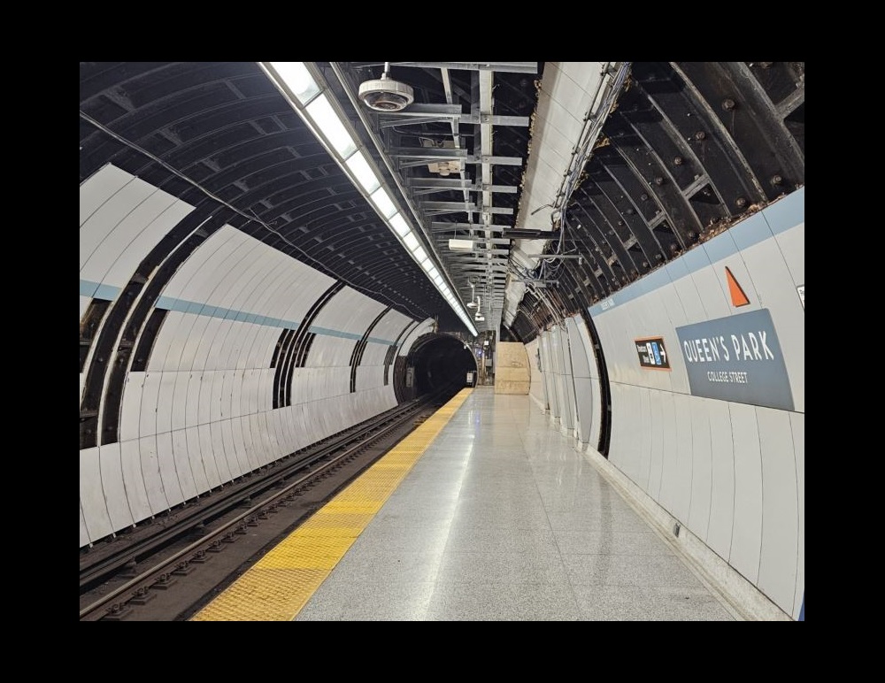 Queen's Park Station platform panel replacement
