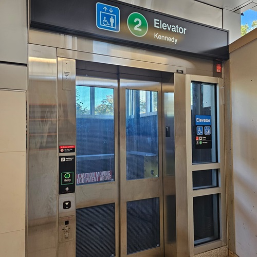 image of elevator towards Kennedy
