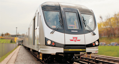 The new Toronto Rocket subway train, 2011