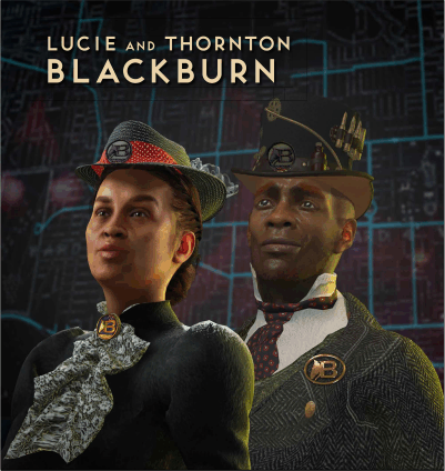 Portrait of Lucie and Thornton Blackburn