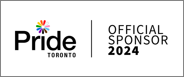 Pride Toronto Official Sponsor 2024 wordmark logo