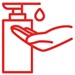 Hand sanitizer icon