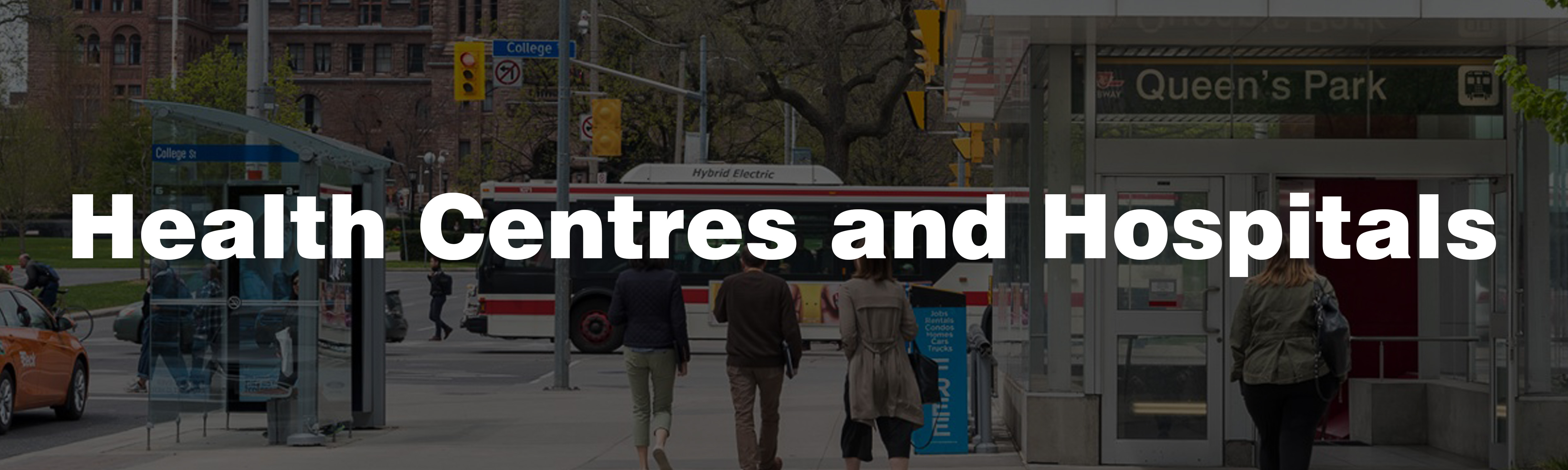 Health Centres and Hospitals