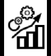 Gears and a financial graph 