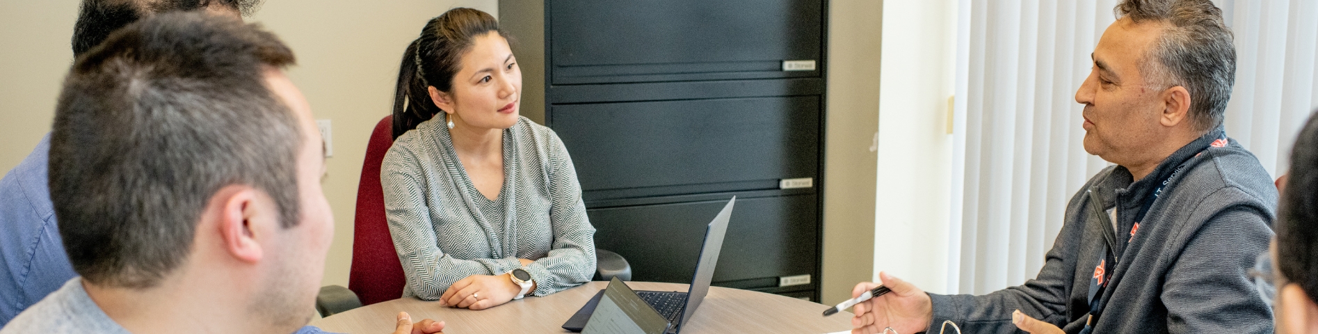 People sitting at a table