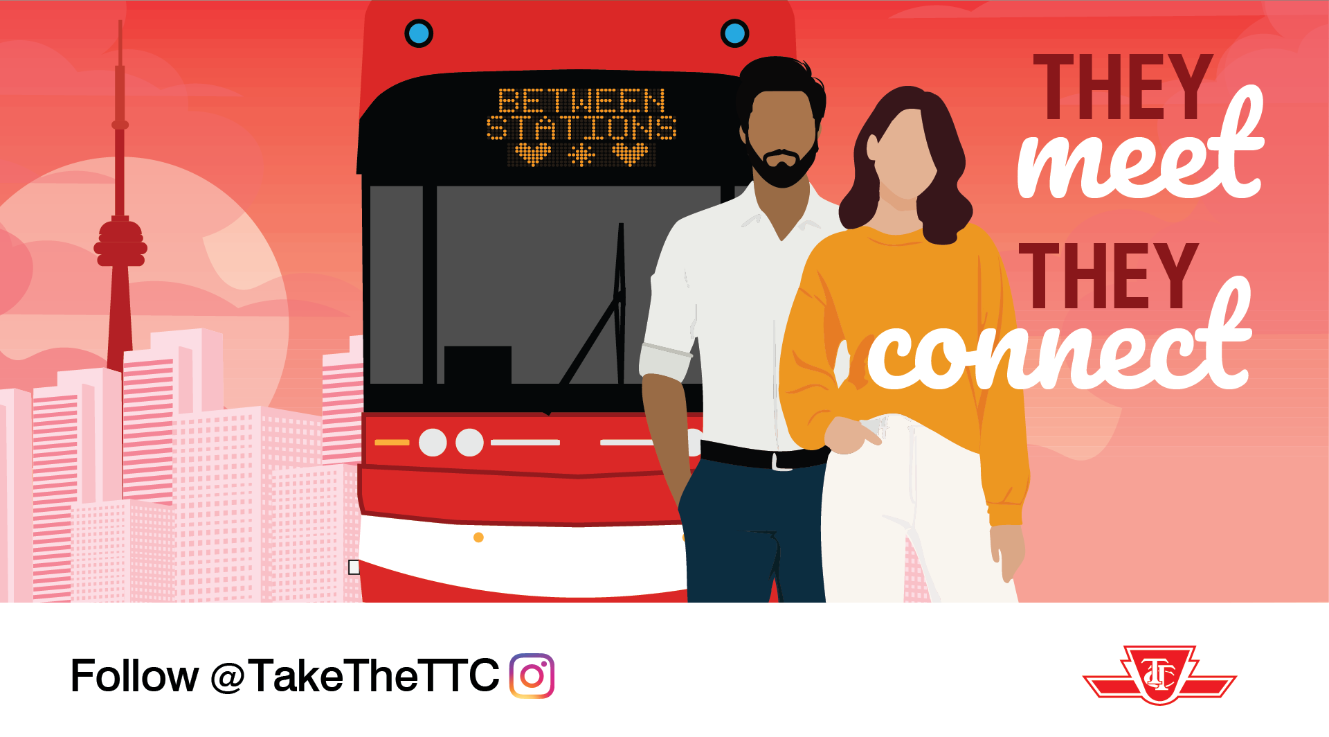 They meet, they connect. Follow @TakeTheTTC on Instagram. 