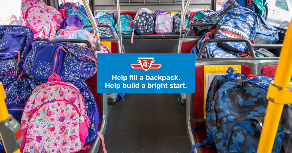 Help fill a backpack. Help build a bright start
