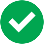 Green check mark