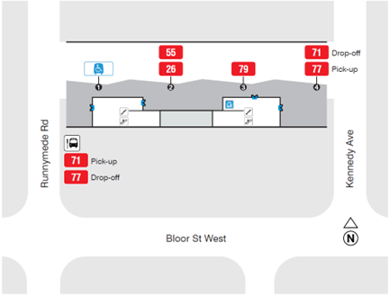 Runnymede Station construction map