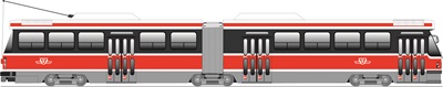 TTC Articulated Light Rail Vehicle 