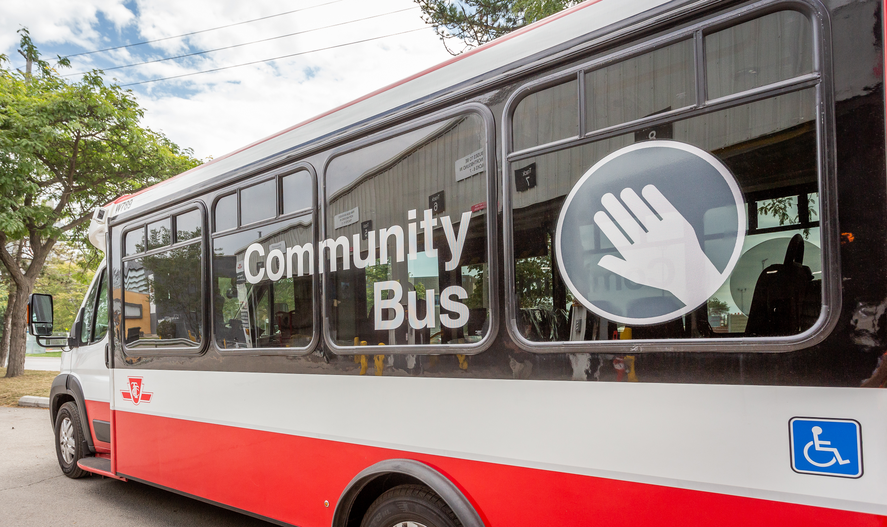 Side view of Community bus