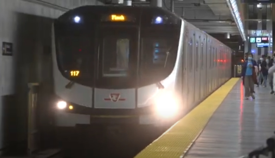 Photo of a TTC subway train