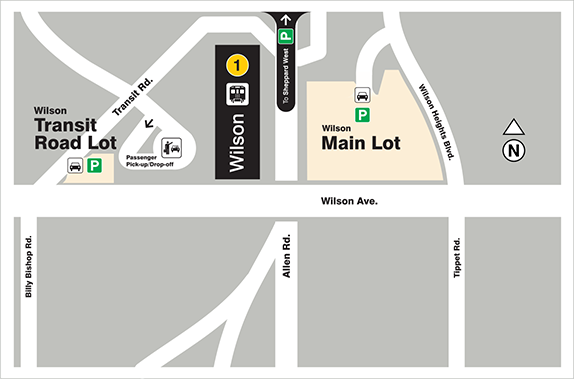 Wilson Station Parking Lot Map