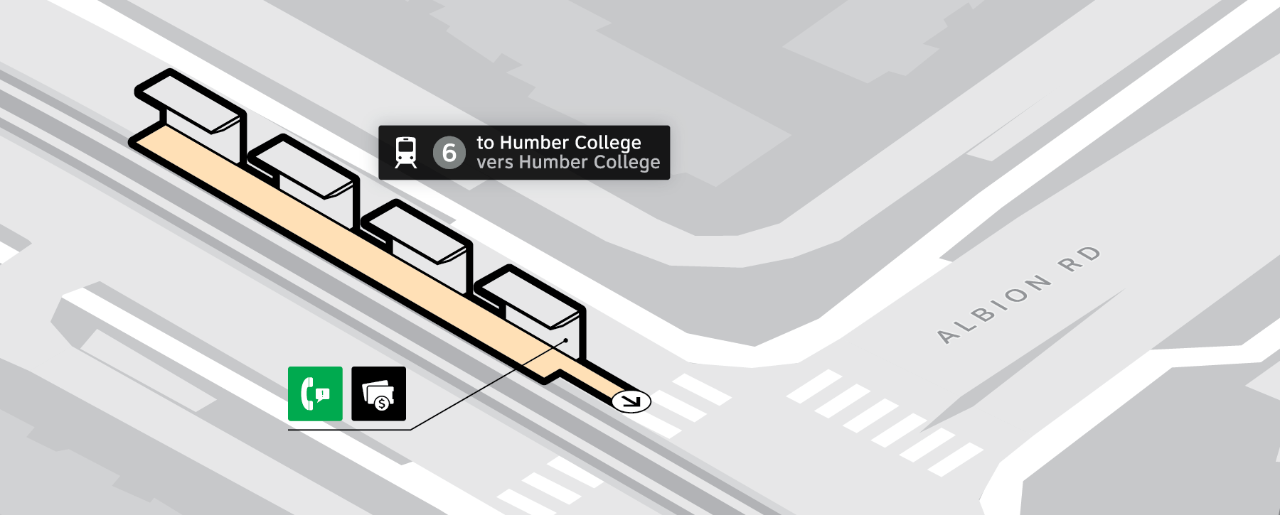 Albion station map thumbnail