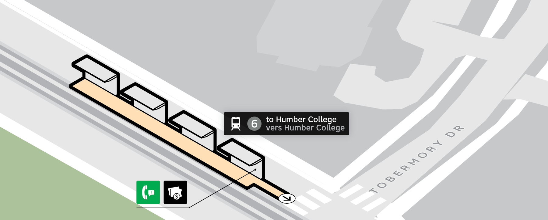 Tobermory station map thumbnail