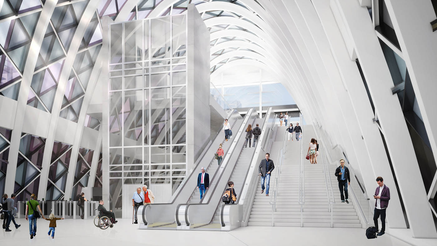Scarborough Town Centre Station Entrance Hall