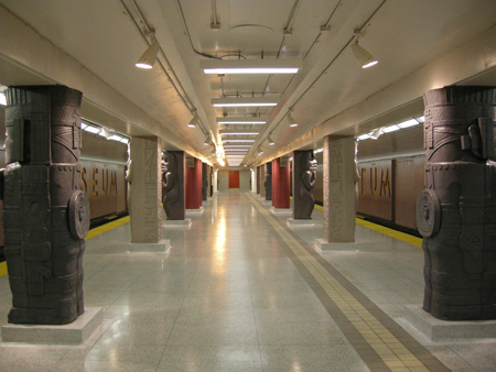 Museum Station interior.